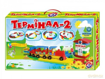 Kolejka z klocków 2 TechnoK 1240 [KLOCKI]