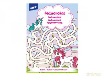 Kolorowanka - labirynt Jednorżec 32 strony