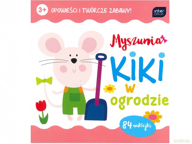 Kolorowanka 21x21 16 z naklejkami Myszunia 1