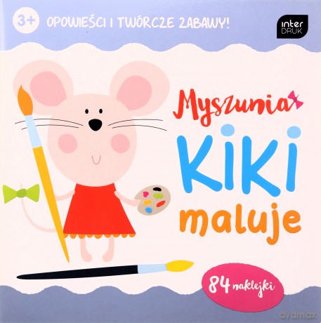 Kolorowanka 21x21 16 z naklejkami Myszunia 1