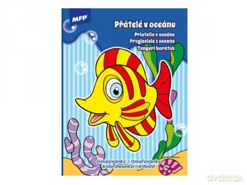 Kolorowanka A4 Przyjaciele z oceanu 32 strony