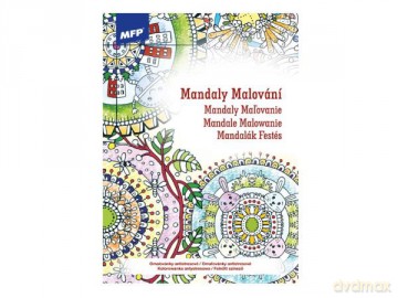Kolorowanka antystresowa Mandale, malowanie 32 strony
