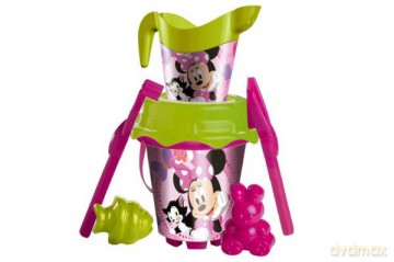 Komplet do piasku z konewką 7 elementów Minnie 120601