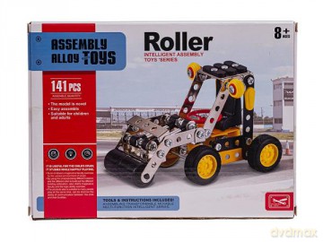 Konstruktor metalowy 141el Traktor z walcem 541535 [KLOCKI]