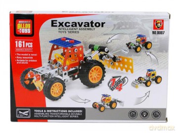Konstruktor metalowy 161-el Excavator 515581 [KLOCKI]