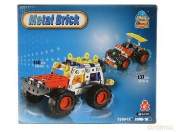 Konstruktor metalowy pojazdy mix wzorów 545373