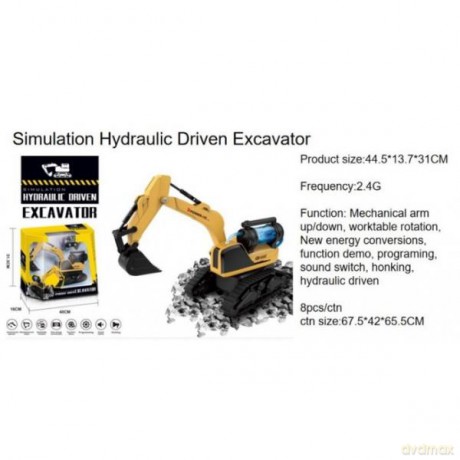Koparka zdalnie sterowana z napędem hydraulicznym w pudełku 1006460