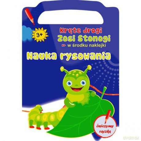 Kręte drogi znosi stonogi. Ćwiczenia ręki. Nauka rysowania KS66799