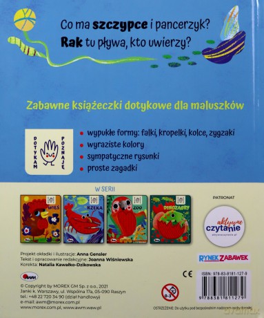 Książeczka dotykam, poznaję. Rzeka Morex