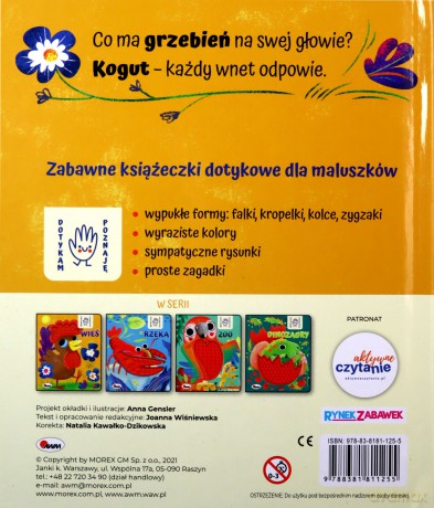 Książeczka dotykam, poznaję. Wieś Morex