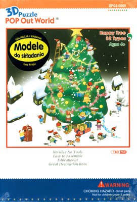 Ozdoby Choinkowe Modele Do Składania 3D (twarda) [KSIĄŻKA]