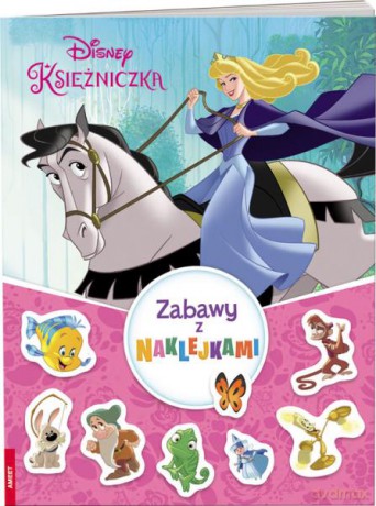 Książka Disney Księżniczka. Zabawa z naklejkami STI-80