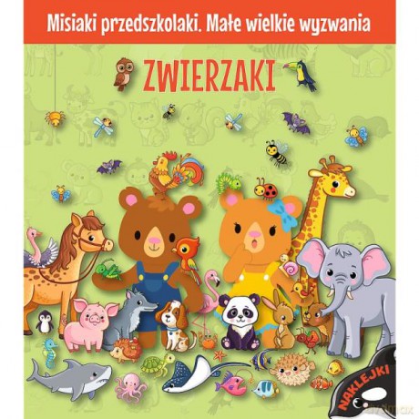 Książka Misiaki przedszkolaki. Małe wielkie wyzwania. Kochamy zwierzaki 09093
