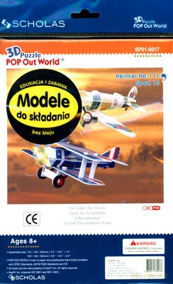 Heinkel He-111 Bombowiecmodele Do Składania 3D (twarda) [KSIĄŻKA]