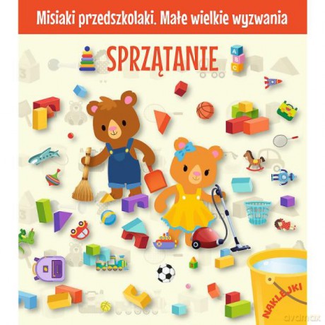 Książka Misiaki przedszkolaki. Małe wielkie wyzwania. Sprzątanie 09086