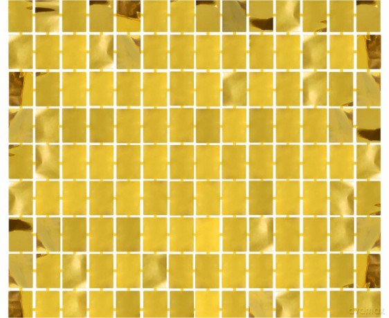 Kurtyna Kwadrat metaliczna złota 100x200 cmGodan