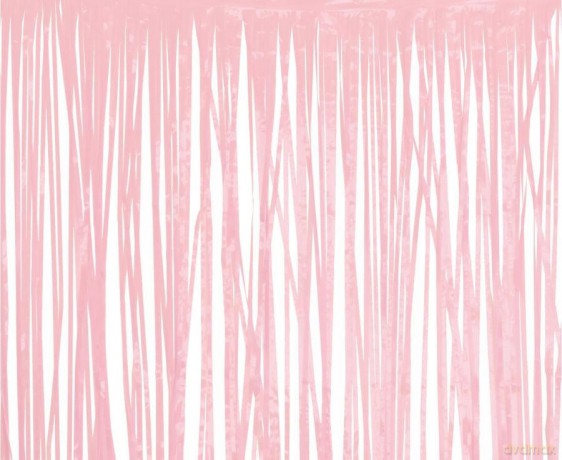 Kurtyna pastelowa jasnoróżowa 100x200 cm