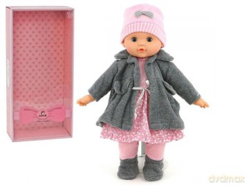 Lalka 40 cm dziewczynka z dźwiękiem w pudełku 534117