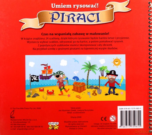 Piraci Umiem Rysować (twarda) [KSIĄŻKA]