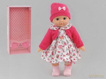 Lalka dziewczynka 40 cm z dźwiękiem w pudełku 536838