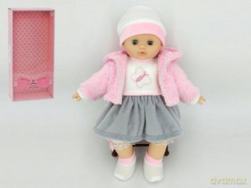 Lalka dziewczynka 40 cm z dźwiękiem, pudełko 529977