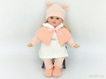 Lalka dziewczynka zima z dźwiękiem 40 cm 526211