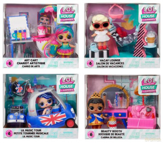 Lalka LOL Surprise HOS Furniture Playset with Doll S2 Zestaw mebli z lalką 583769 mix (583790 583776 583783 583806)