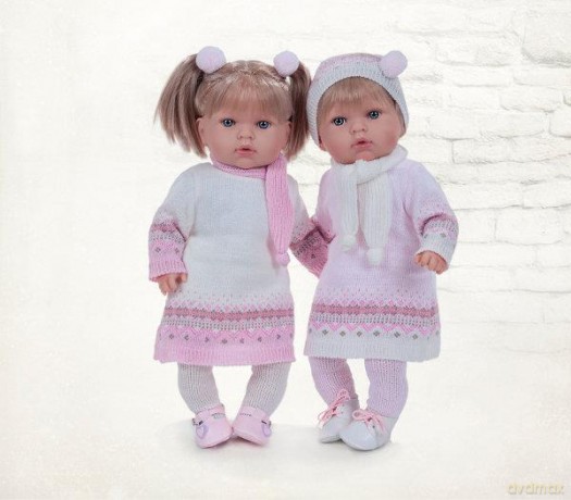 Lalka Nines 1013 tita tricot mecanismo estuche