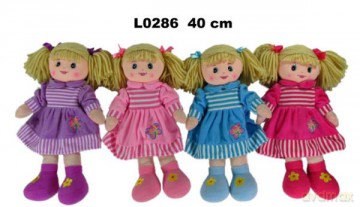 Lalka szmacianka 40 cm 4 wzory mix 156266