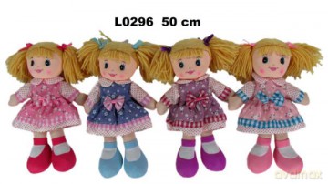 Lalka szmacianka 50 cm 4 wzory mix 156365