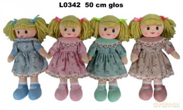Lalka szmacianka z głosem 4 wzory 50 cm 156822