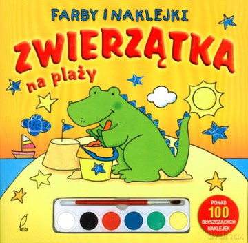Zwierzątka Na Plaży Farby I Naklejki [KSIĄŻKA]