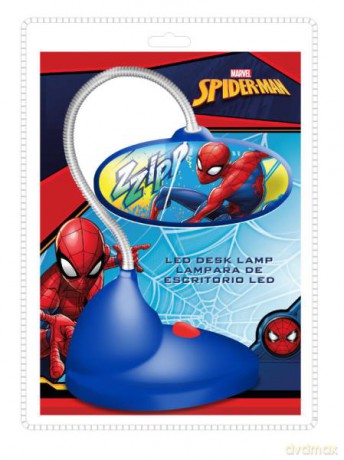 Lampka biurkowa LED wymiary 18x12,5 cm Spiderman MV15422 Kids Euroswan