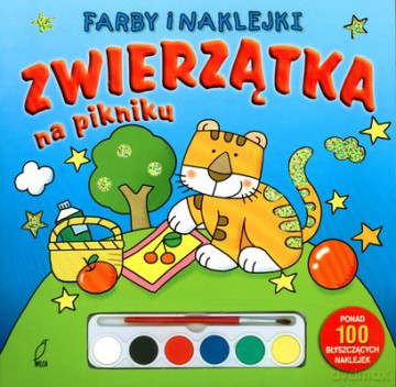 Zwierzątka Na Pikniku Farby I Naklejki [KSIĄŻKA]