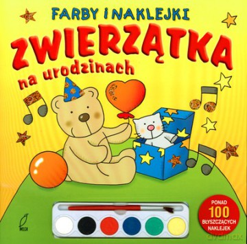 Zwierzątka Na Urodzinach Farby I Naklejki [KSIĄŻKA]