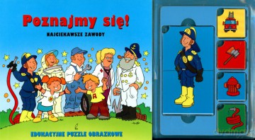 Poznajmy Się Najciekawsze Zawody Puzzle (twarda) [KSIĄŻKA]