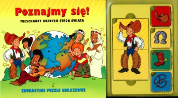 Poznajmy Się Mieszkańcy Różnych Stron Świata Puzzle (twarda) [KSIĄŻKA]