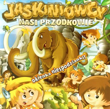 Jaskiniowcy Nasi Przodkowie Okienka Niespodzianki (twarda) [KSIĄŻKA]
