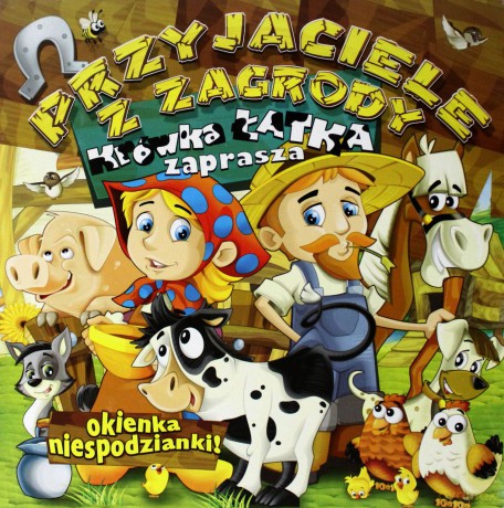 Przyjaciele Z Zagrody Krówka Łatka Zaprasza Okienka Niespodzianki (twarda) [KSIĄŻKA]