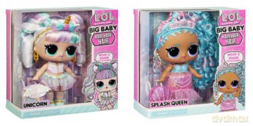 LOL Surprise Big Baby Hair Hair Hair Doll Asst 579700 mix (579724 579717)