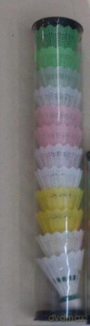 Lotki do badmintona plastikowe w tubie 12szt. 00674