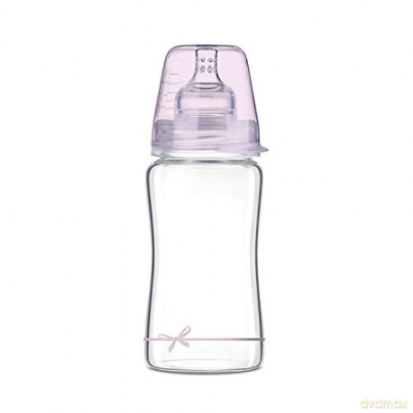LOVI Butelka szklana Diamond Glass 250 ml Baby Shower girl