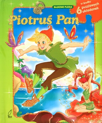 Piotruś Pan 6 Puzzlowych Układanek (twarda) [KSIĄŻKA]