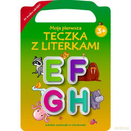 Łebskie zwierzaki w literkowie. Moja pierwsza teczka z literkami. Literki E-H KS66584