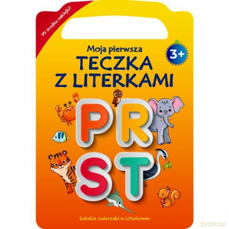 Łebskie zwierzaki w literkowie. Moja pierwsza teczka z literkami. Literki P-T KS66614