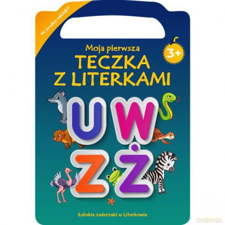 Łebskie zwierzaki w literkowie. Moja pierwsza teczka z literkami. Literki U-Ż KS66621