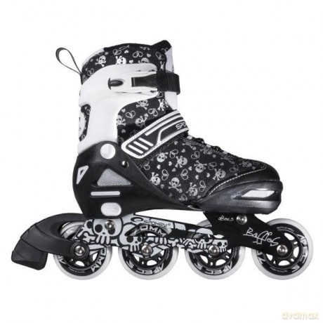 Łyżworolki reg.39-42 BAFFIES czarne 834566