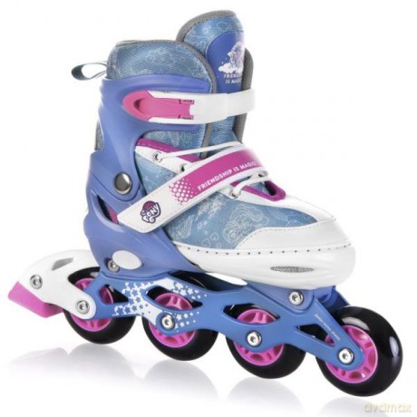 Łyżworolki regulowane 28-32 CANDY My Little Pony biało/niebieskie 927186