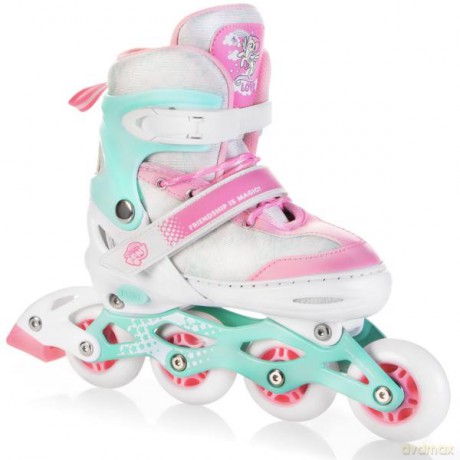 Łyżworolki regulowane 33-37 CANDY My Little Pony biało-turkusowo-różowe 927189