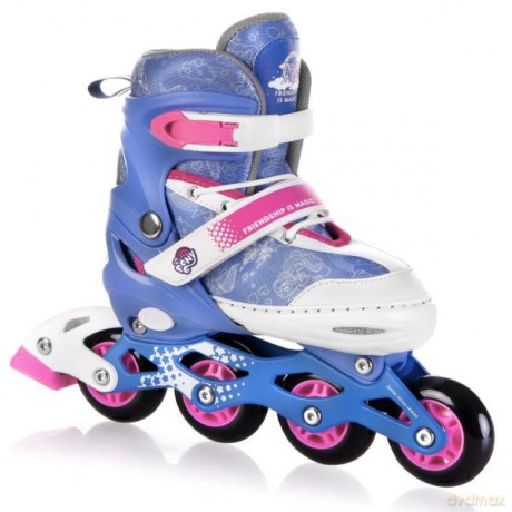 Łyżworolki regulowane 33-37 CANDY My Little Pony fioletowo-biało-różowe 927187
